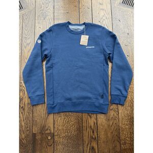 Patagonia Fitz Roy Icon Uprisal Crew Sweatshirt Men’s XS / Womens S Blue NWT
